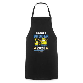 Großer Bruder 2023 - Kochschürze - Schwarz - Vorne - AI Model Male 185 dark (185cm)