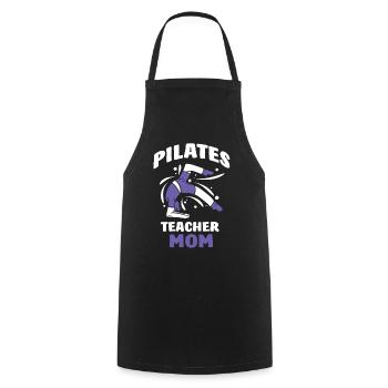 Pilates Teacher Mama Pilates Teacher MomMy Mother - Cooking Apron - black - Front - AI Model Male 185 dark (185cm)