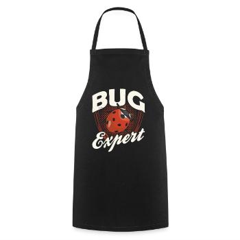 Insect expert insects entomology entomologist - Cooking Apron - black - Front - AI Model Male 185 dark (185cm)