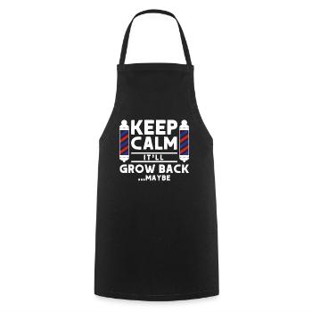 Hairdresser Saying Gift Hair Salon Hairdresser - Cooking Apron - black - Front - AI Model Male 185 dark (185cm)