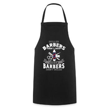 Hairdresser Saying Gift Hair Salon Hairdresser - Cooking Apron - black - Front - AI Model Male 185 dark (185cm)