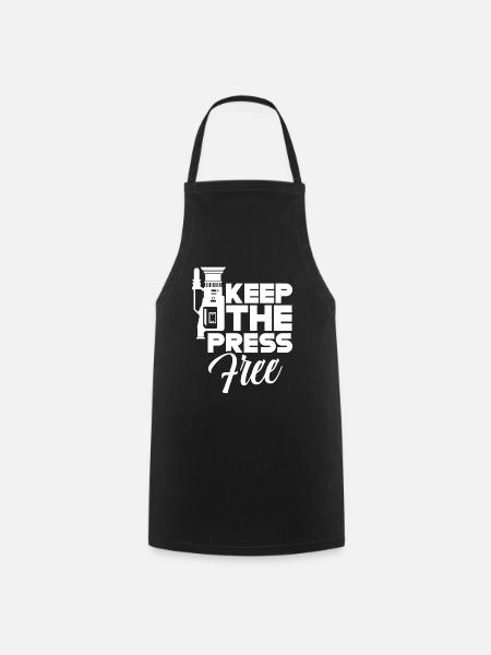 Liberté de la presse Liberté de la presse - Tablier de cuisine - noir