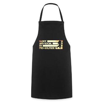 Camping Randonnée Cadeau Campeur Randonneur En Plein Air - Tablier de cuisine - noir - Devant - AI Model Male 185 dark (185cm)