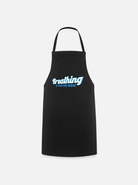 Swimming Gift Swimmer Saying Swimming - Cooking Apron - black