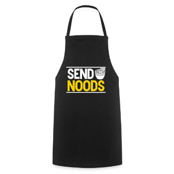 Ramen Noodle Lover Chopsticks Japanese Noodle - Cooking Apron - black - Front - AI Model Male 185 dark (185cm)