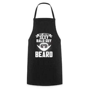 Barbes Dire Barbe Drôle Barbe Cadeau Barbe - Tablier de cuisine - noir - Devant - AI Model Male 185 dark (185cm)