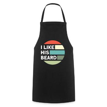 Beards Saying Funny Beard Gift Beard - Cooking Apron - black - Front - AI Model Male 185 dark (185cm)