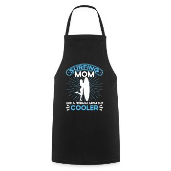 Surf Sport Planche de surf Ocean Sunshine Surfer - Tablier de cuisine - noir - Devant - AI Model Male 185 dark (185cm)