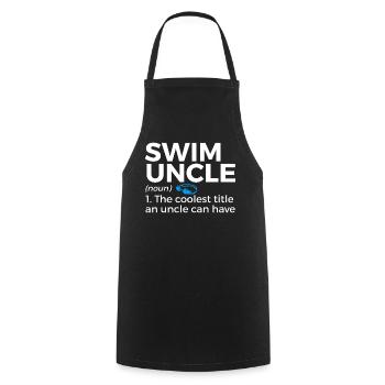 Schwimmer Schwimmen Spruch - Kochschürze - Schwarz - Vorne - AI Model Male 185 dark (185cm)