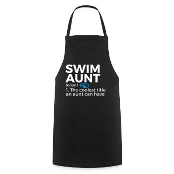 Schwimmer Schwimmen Spruch - Kochschürze - Schwarz - Vorne - AI Model Male 185 dark (185cm)