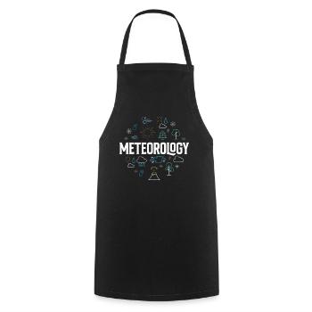 Meteorologie Wettervorhersage Meteorologe Beruf - Kochschürze - Schwarz - Vorne - AI Model Male 185 dark (185cm)