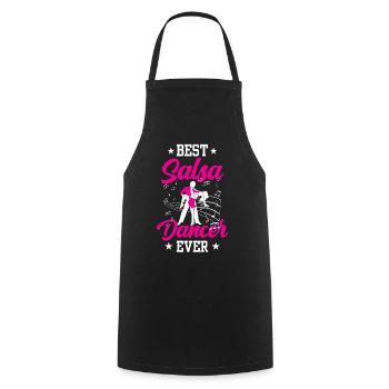 Best Salsa Dancer of All Time Dancer Dance - Cooking Apron - black - Front - AI Model Male 185 dark (185cm)