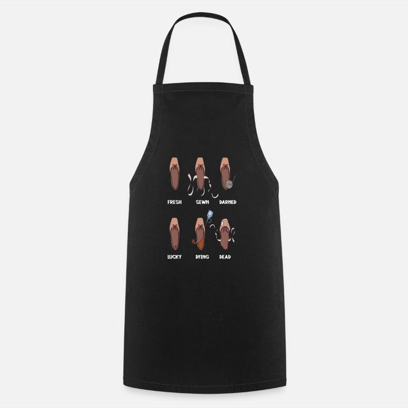 La vie d’un pointeur - Ballet Dancer - Tablier de cuisine - noir