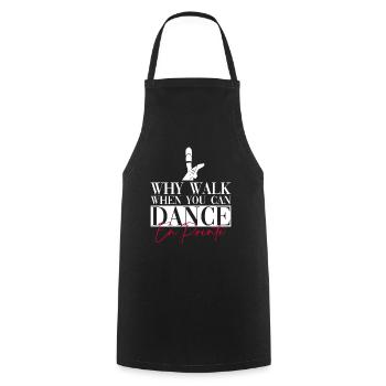 Ballet Dancer Ballerina Dancing Funny Ballet - Cooking Apron - black - Front - AI Model Male 185 dark (185cm)
