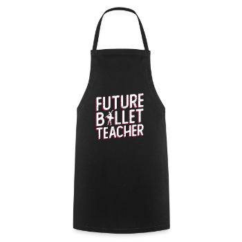 Future Ballet Teacher Ballet Dancer Ballet - Cooking Apron - black - Front - AI Model Male 185 dark (185cm)