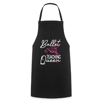 Professeur de ballet - Ballet danseur ballet - Tablier de cuisine - noir - Devant - AI Model Male 185 dark (185cm)