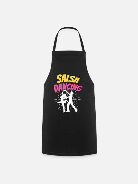 Salsa Tanzen Hobby Tanz Tänzer - Kochschürze - Schwarz