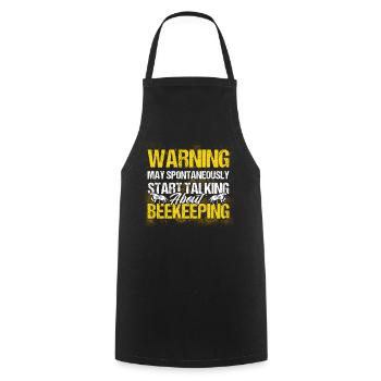 Beekeeping Beekeepers Bees Honey Beekeepers - Cooking Apron - black - Front - AI Model Male 185 dark (185cm)