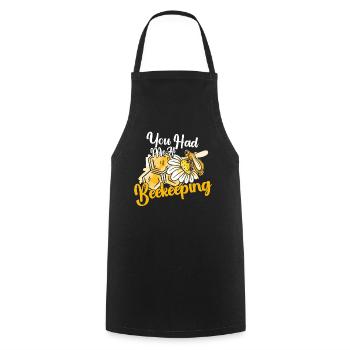 Beekeeping Beekeepers Bees Honey Beekeepers - Cooking Apron - black - Front - AI Model Male 185 dark (185cm)