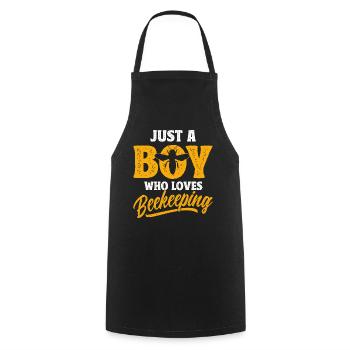 Beekeeping Beekeepers Bees Honey Beekeepers - Cooking Apron - black - Front - AI Model Male 185 dark (185cm)