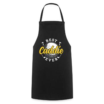Best Golf Caddy Ever Golfing Golfer - Cooking Apron - black - Front - AI Model Male 185 dark (185cm)