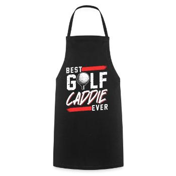 Best Golf Caddy Ever Golfer Golf - Cooking Apron - black - Front - AI Model Male 185 dark (185cm)