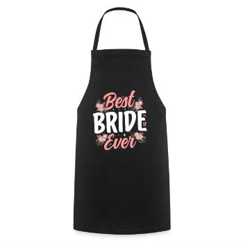 Beste Braut Aller Zeiten Heiraten Bräute Hochzeit - Kochschürze - Schwarz - Vorne - AI Model Male 185 dark (185cm)