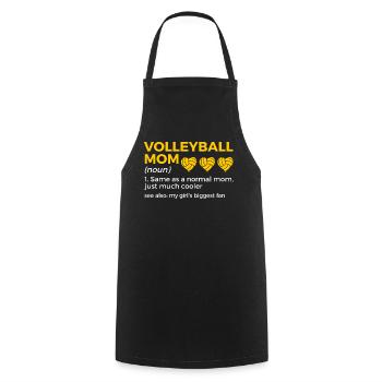 Volleyball Spieler Geschenk - Kochschürze - Schwarz - Vorne - AI Model Male 185 dark (185cm)