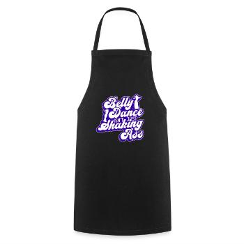 Belly dance is not just ass wiggling dancer - Cooking Apron - black - Front - AI Model Male 185 dark (185cm)