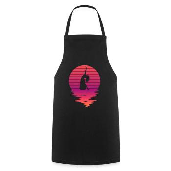 Belly Dance Belly Dancer Dancing Dancer Gift - Cooking Apron - black - Front - AI Model Male 185 dark (185cm)