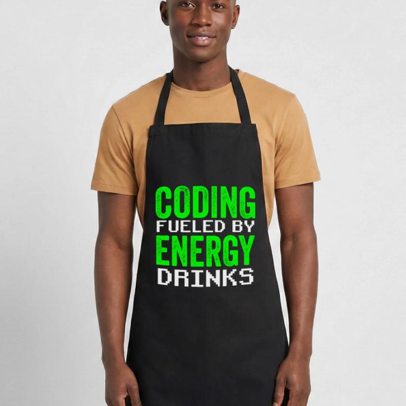 Programmieren Mit Energydrinks Coder Code Coding Kochschürze