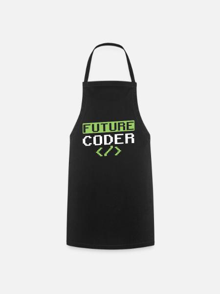Zukünftiger Coder Coding Programmierer Code - Kochschürze - Schwarz
