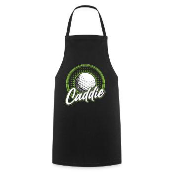 Caddie Golfer Golfen Golf profession - Cooking Apron - black - Front - AI Model Male 185 dark (185cm)