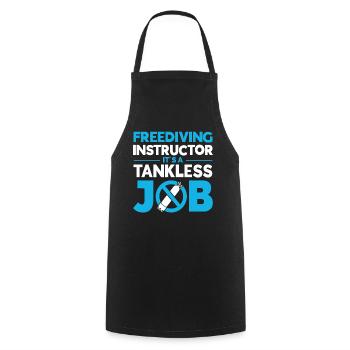 Scuba Diving Gift Underwater Scuba Diver - Cooking Apron - black - Front - AI Model Male 185 dark (185cm)