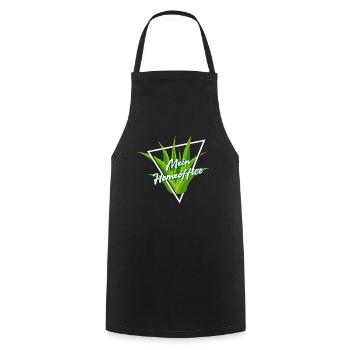 My Home Office Aloe Vera Office Houseplant - Cooking Apron - black - Front - AI Model Male 185 dark (185cm)