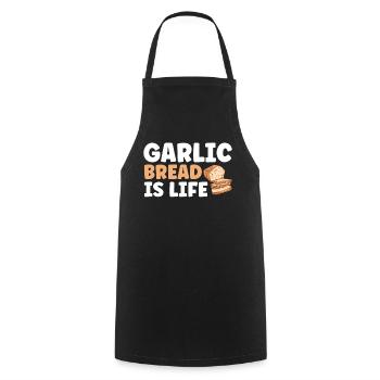 Bread Baking Gift Bakery Quote Baker - Cooking Apron - black - Front - AI Model Male 185 dark (185cm)
