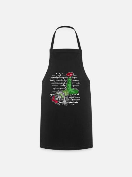 Breakdance Alien - Breakdance Hip Hop - Tablier de cuisine - noir