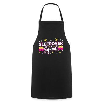 Overnight group overnight stay Sweet - Cooking Apron - black - Front - AI Model Male 185 dark (185cm)