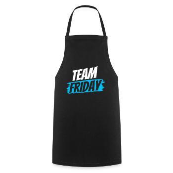 Team Freitag Sarkastisch Endlich Humor Wochenende - Kochschürze - Schwarz - Vorne - AI Model Male 185 dark (185cm)
