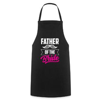 Vater Der Braut Hochzeit Bräute Heiraten Party - Kochschürze - Schwarz - Vorne - AI Model Male 185 dark (185cm)