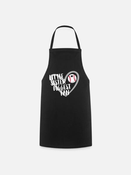 Baseball pour les joueurs de baseball - Tablier de cuisine - noir
