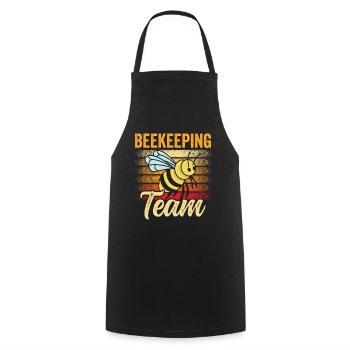 Team Beekeeping Beekeepers Honey Bees Beekeepers - Cooking Apron - black - Front - AI Model Male 185 dark (185cm)