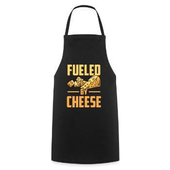 Driven by cheese sweet lovers love - Cooking Apron - black - Front - AI Model Male 185 dark (185cm)
