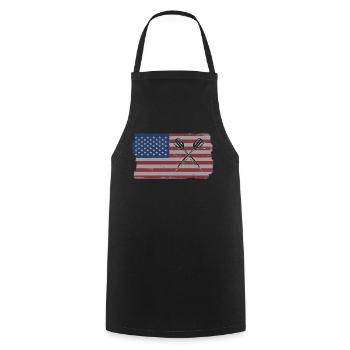 Darts Player Darts - Cooking Apron - black - Front - AI Model Male 185 dark (185cm)