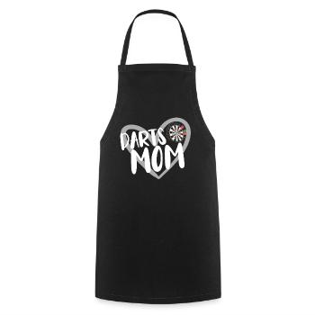 Darts Player Darts - Cooking Apron - black - Front - AI Model Male 185 dark (185cm)