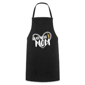 Musiciens de saxophone Musique de cuivres - Tablier de cuisine - noir - Devant - AI Model Male 185 dark (185cm)