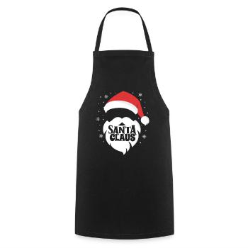 Joyeux Père Noël Costume Joyeux Noël - Tablier de cuisine - noir - Devant - AI Model Male 185 dark (185cm)