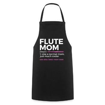 Flûte Flûte Musiciens Cuivres Musique - Tablier de cuisine - noir - Devant - AI Model Male 185 dark (185cm)