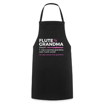 Flûte Flûte Musiciens Cuivres Musique - Tablier de cuisine - noir - Devant - AI Model Male 185 dark (185cm)