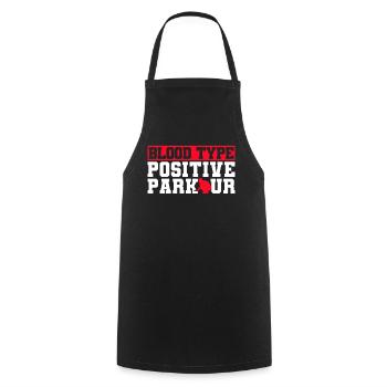 Parkour Cadeau Freerunning Parkour Runner - Tablier de cuisine - noir - Devant - AI Model Male 185 dark (185cm)